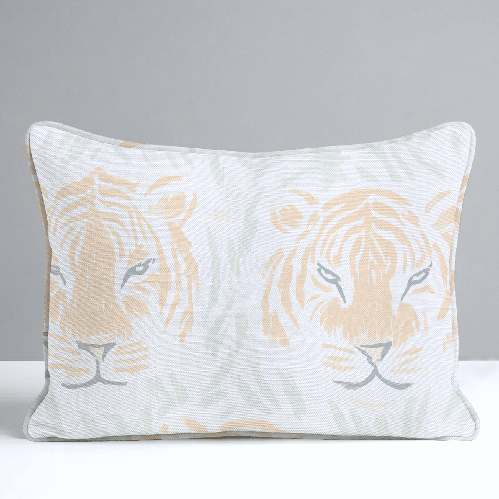 Tara Tigers Throw Pillow - Lemon Park