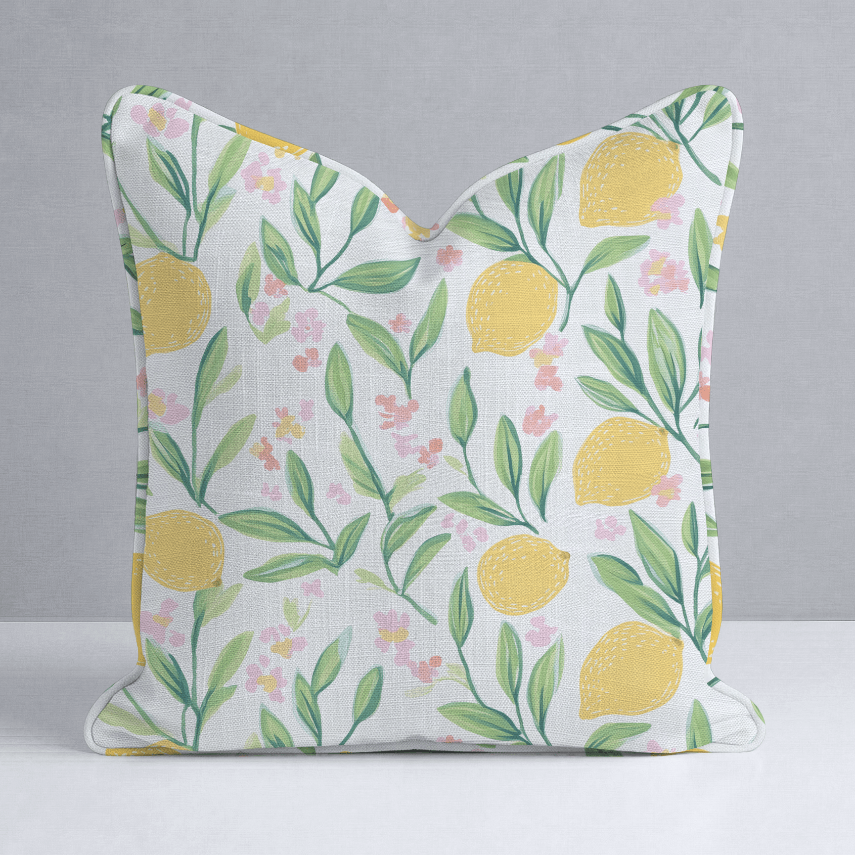 Tart & Sweet Throw Pillow - Lemon Park