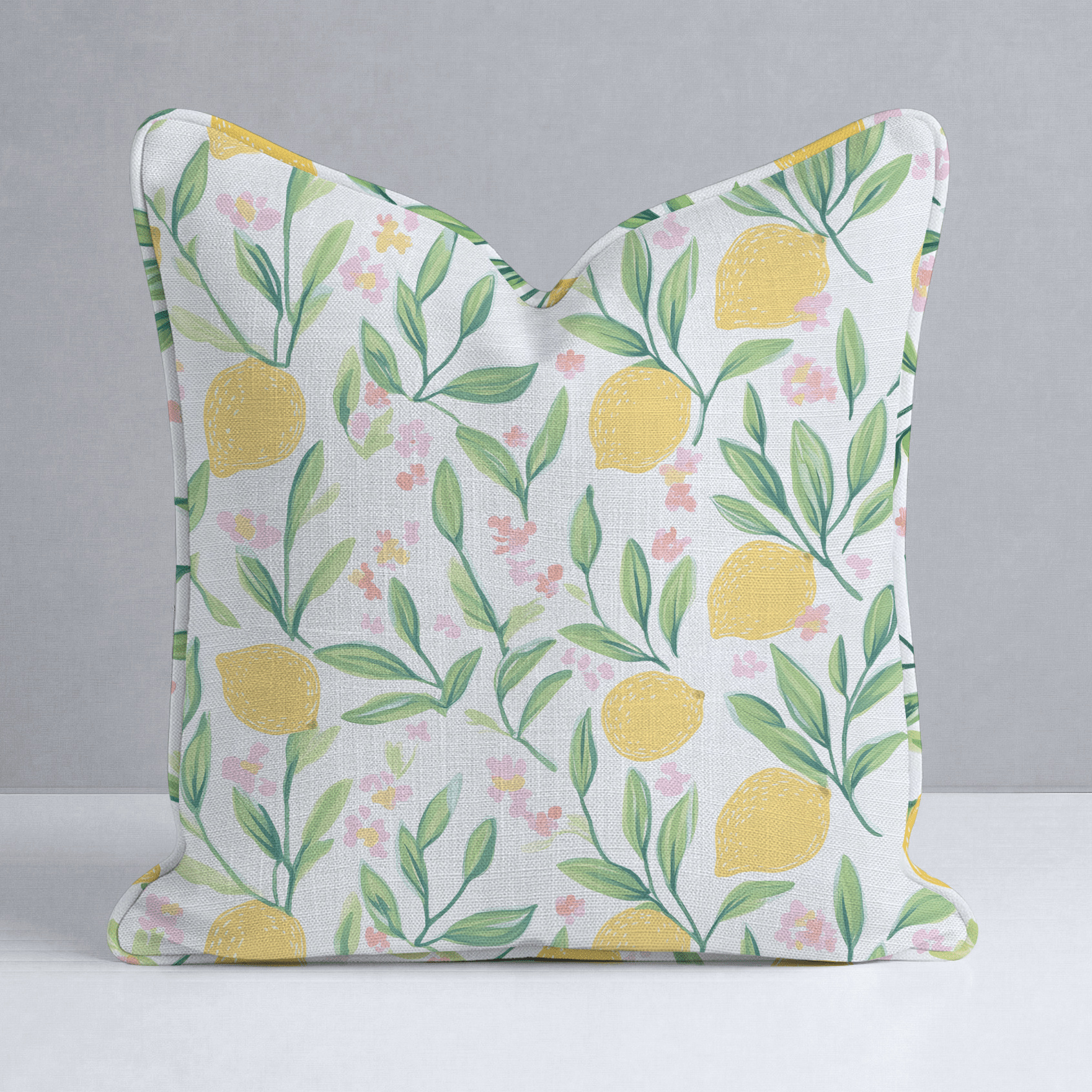 Tart & Sweet Throw Pillow - Lemon Park