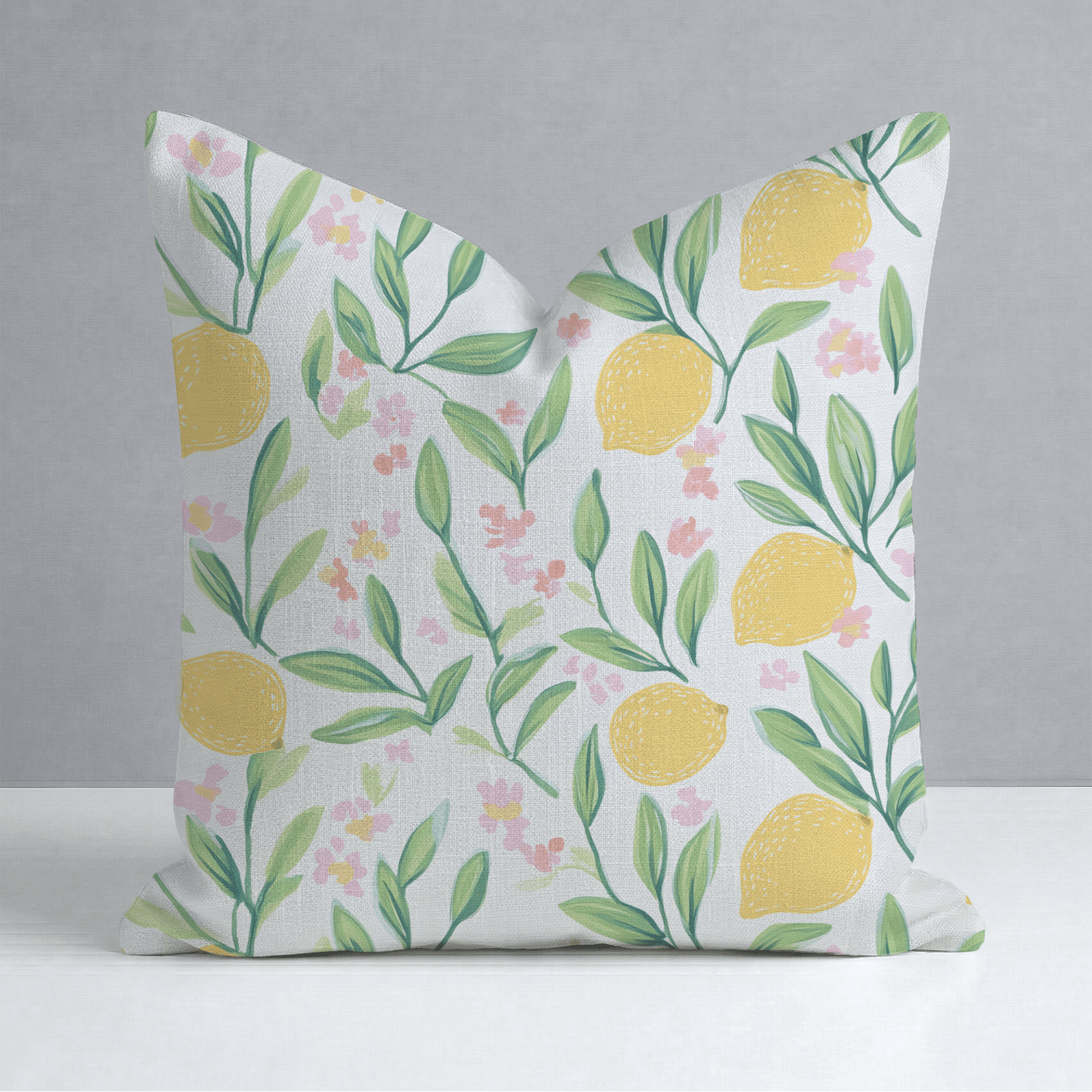 Tart & Sweet Throw Pillow - Lemon Park
