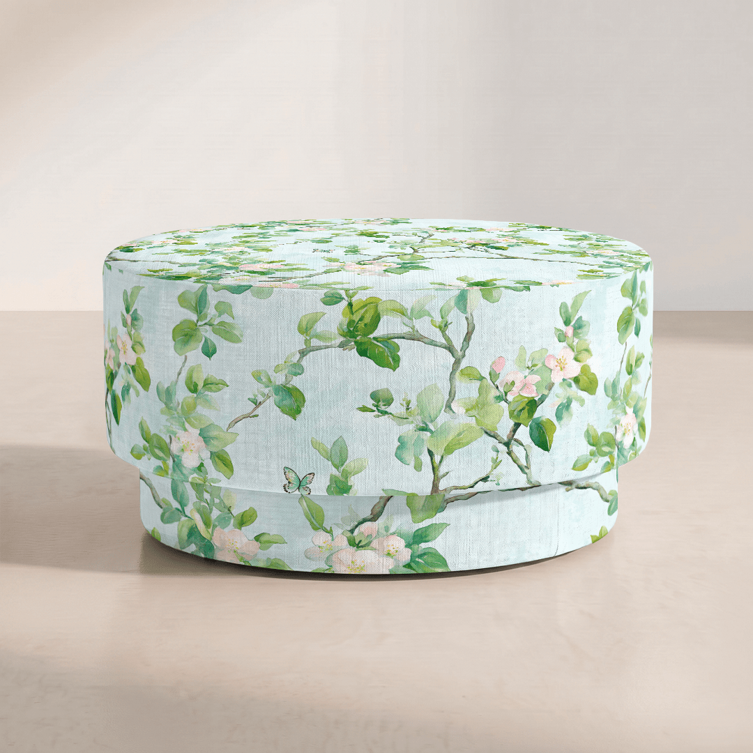 The Adelaide Ottoman in Ainsley - Lemon Park