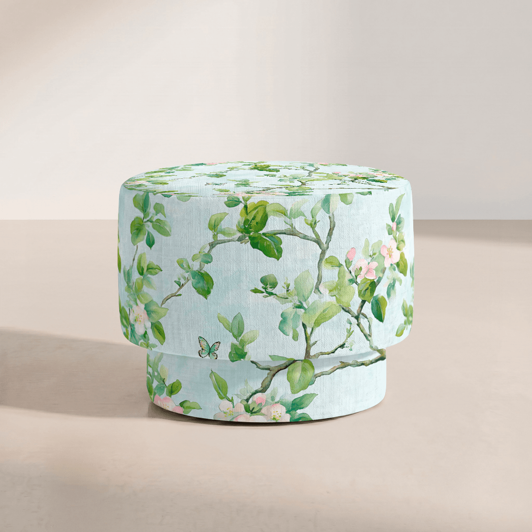 The Adelaide Ottoman in Ainsley - Lemon Park