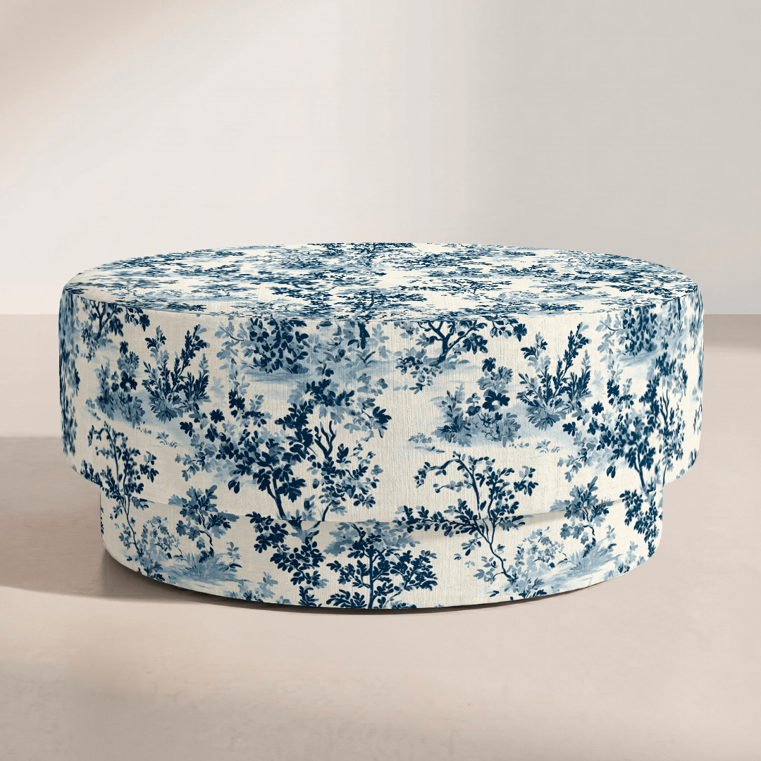 The Adelaide Ottoman in Benjamin - Lemon Park
