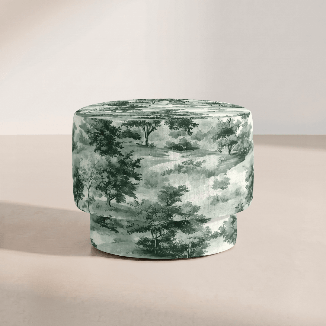 The Adelaide Ottoman in Fog & Found - Lemon Park