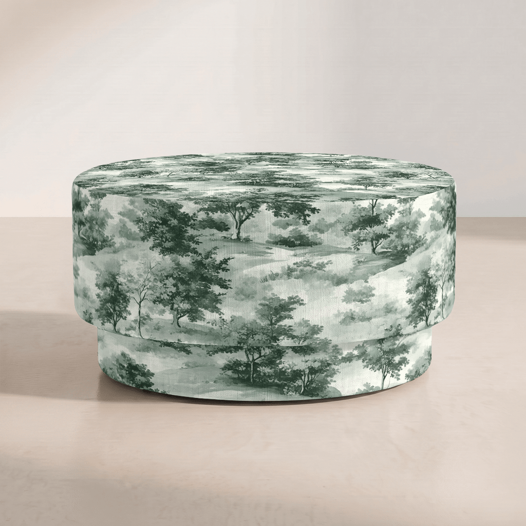The Adelaide Ottoman in Fog & Found - Lemon Park