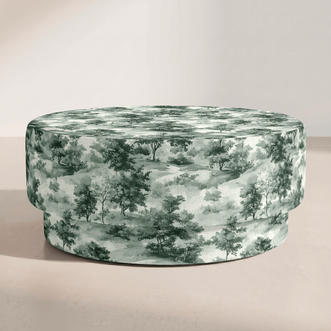 The Adelaide Ottoman in Fog & Found - Lemon Park