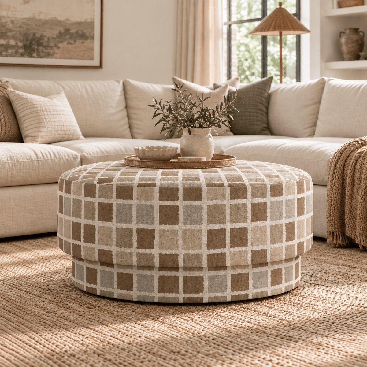 The Adelaide Ottoman in Thistle Hill - Lemon Park