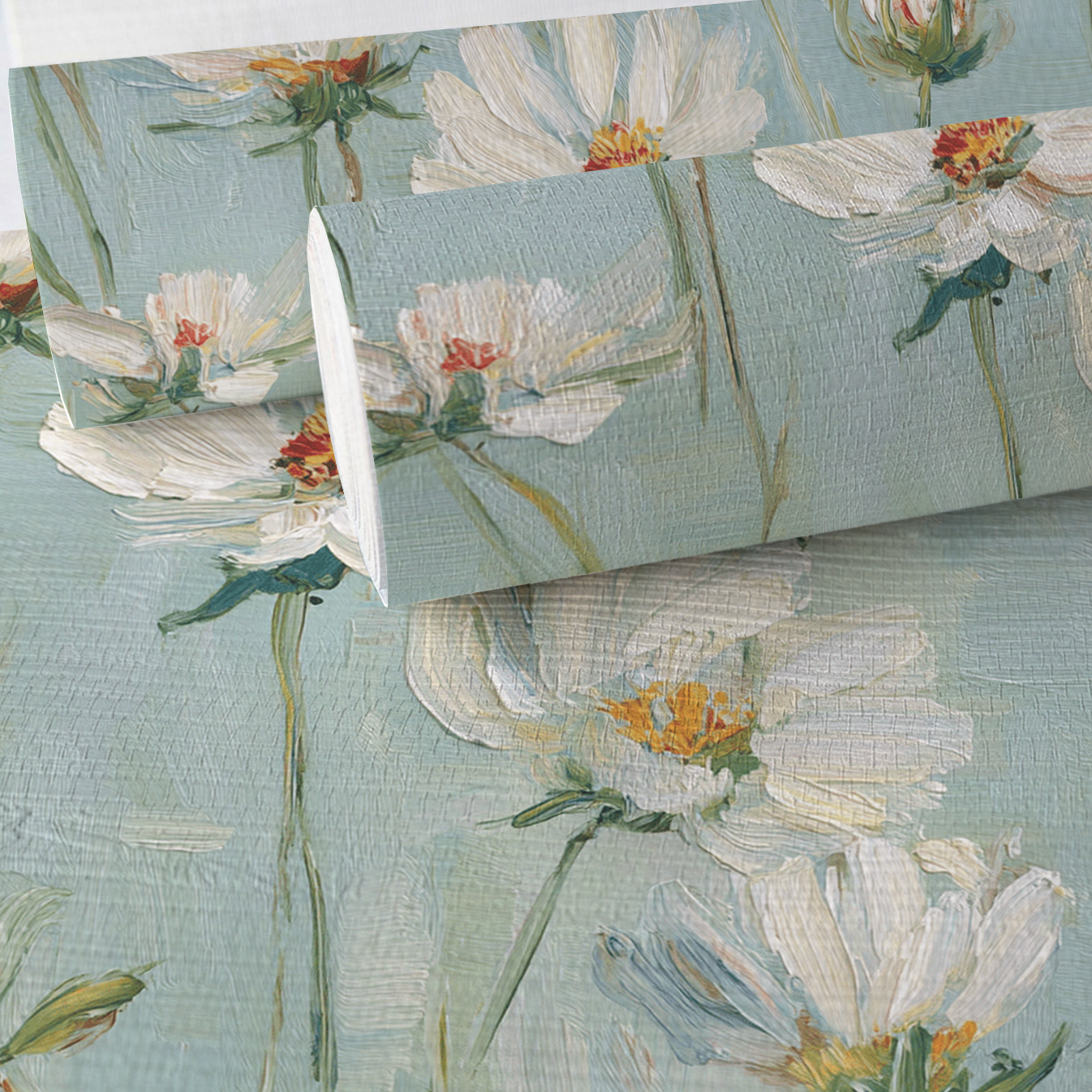 The Blossom Faux Grasscloth Wallpaper
