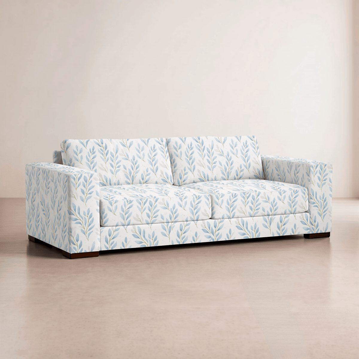 The Christopher Sofa in Atlantic Ferns - Lemon Park
