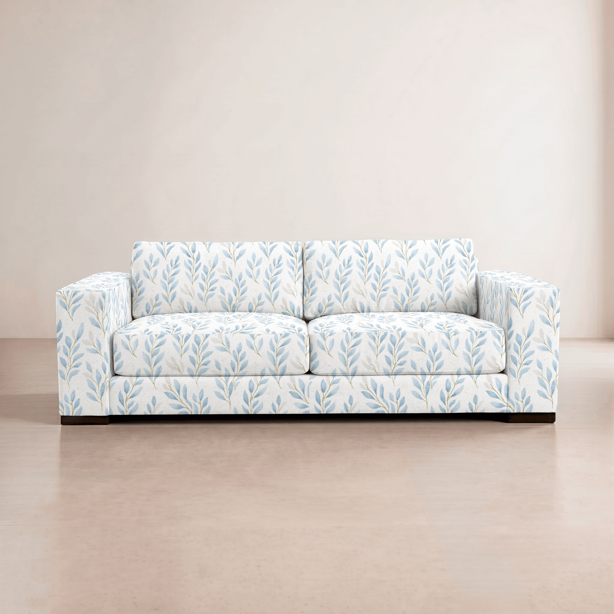 The Christopher Sofa in Atlantic Ferns - Lemon Park