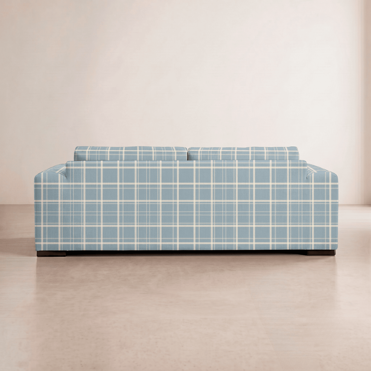 The Christopher Sofa in Benjamin Gingham - Lemon Park