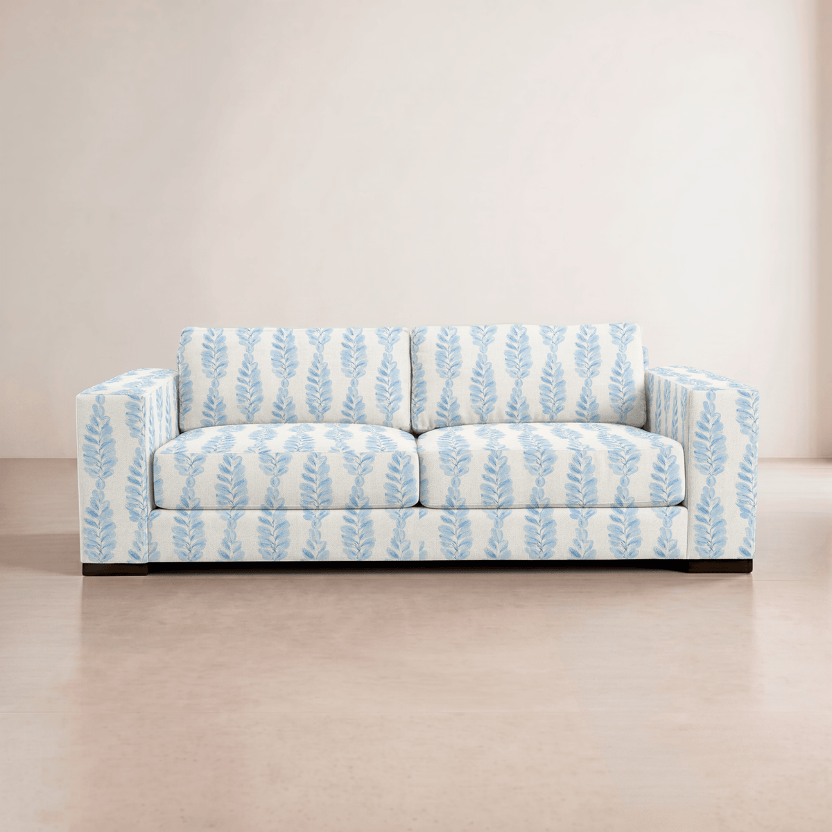 The Christopher Sofa in Carolina Ferns - Lemon Park