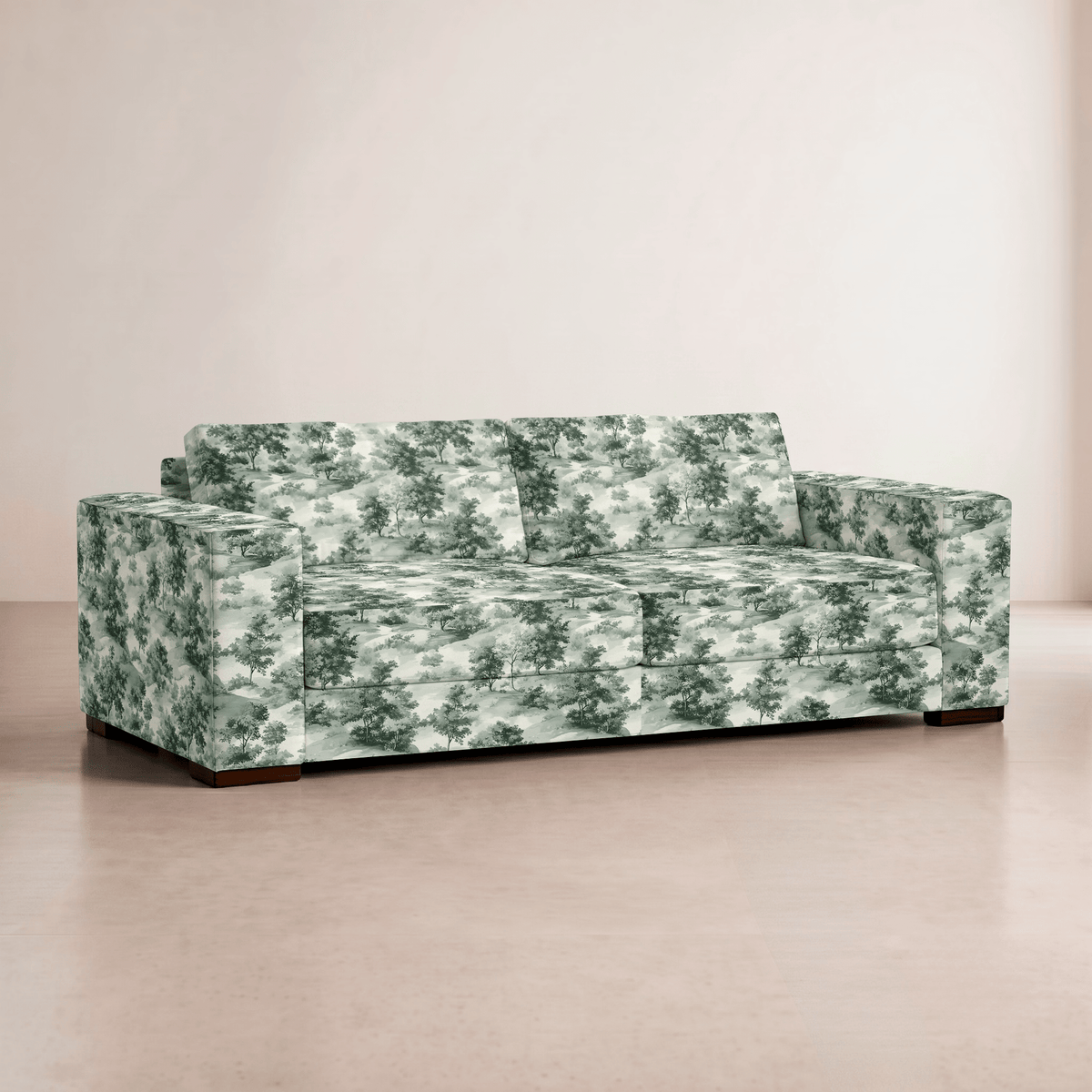 The Christopher Sofa in Fog & Found - Lemon Park