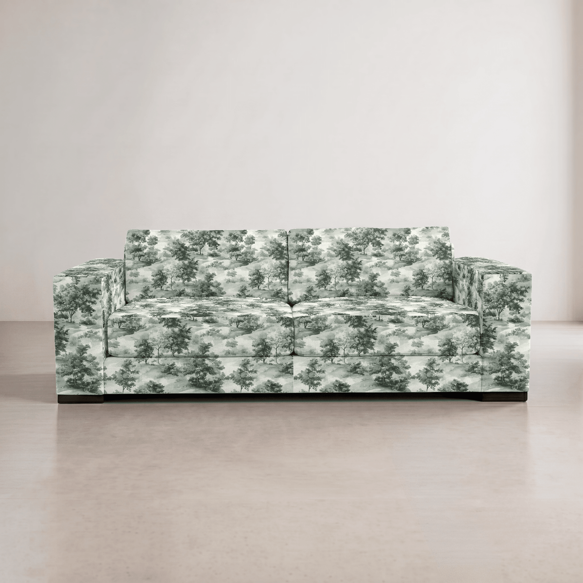 The Christopher Sofa in Fog & Found - Lemon Park