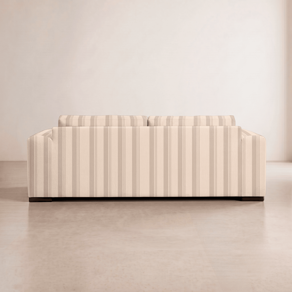 The Christopher Sofa in Hedgerow Travertine Stripes - Lemon Park
