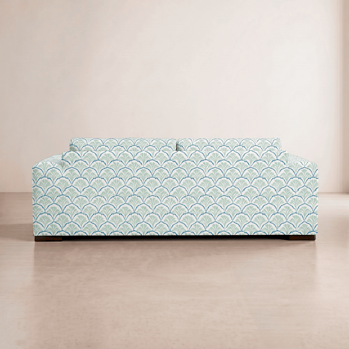 The Christopher Sofa in Hint Of Lime Sprouts - Lemon Park