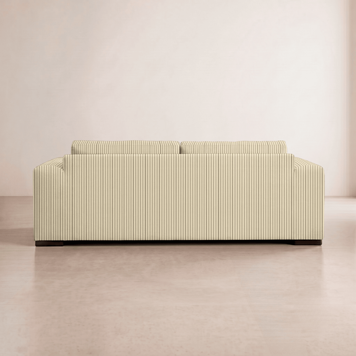 The Christopher Sofa in Jude Pinstripe - Lemon Park