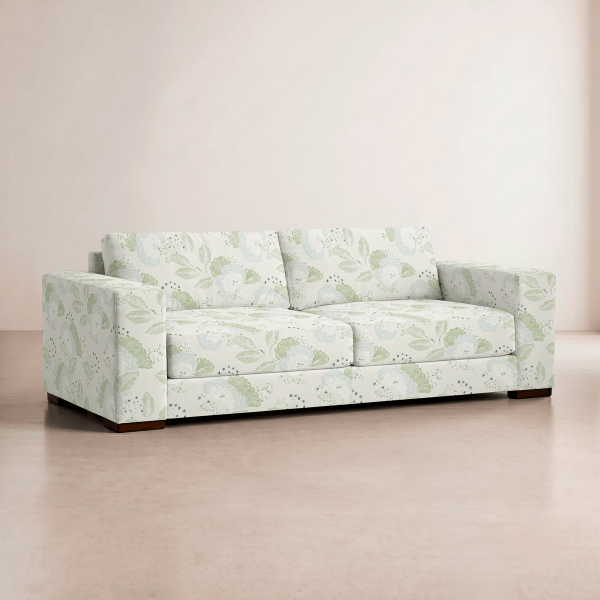 The Christopher Sofa in Mint to Be - Lemon Park