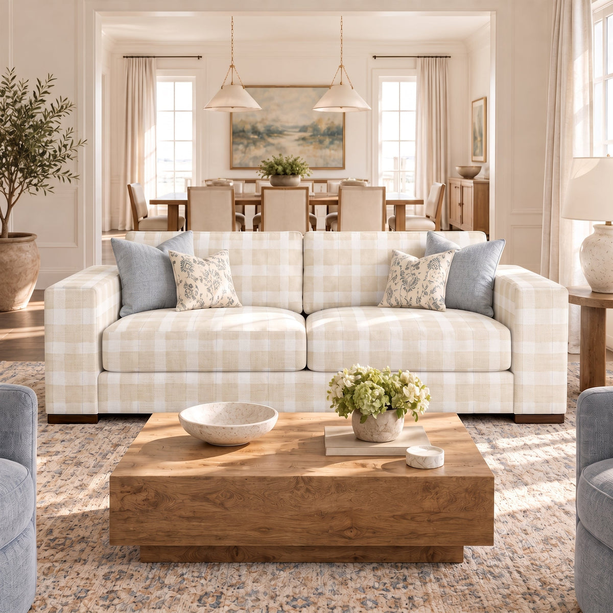 The Christopher Sofa in Sofie - Lemon Park