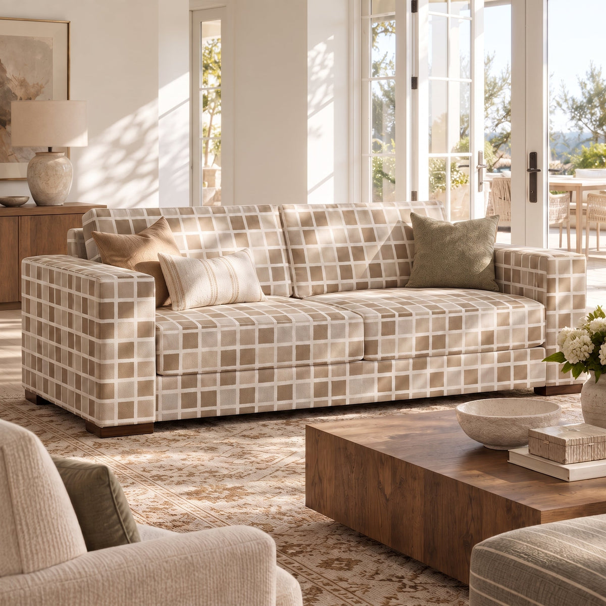 The Christopher Sofa in Thistle Hill - Lemon Park