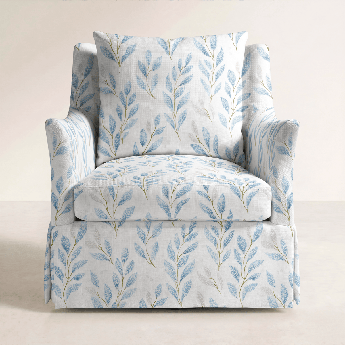 The Eleanor Chair in Atlantic Ferns - Lemon Park