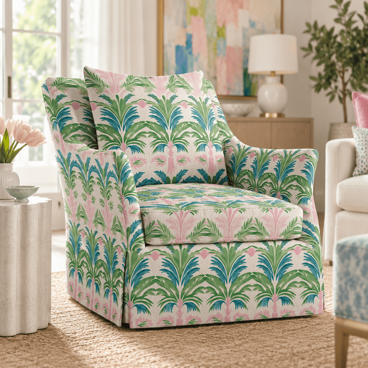 The Eleanor Chair in Bellagio Blush - Lemon Park