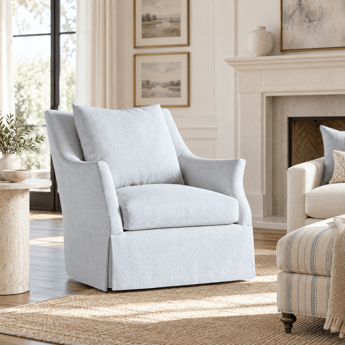 The Eleanor Chair in Classic Harmony - Lemon Park
