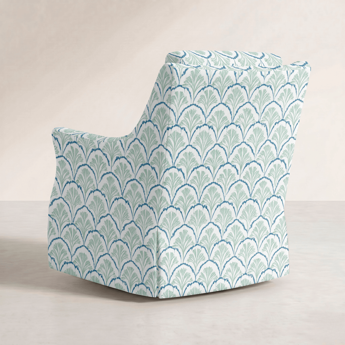 The Eleanor Chair in Hint Of Lime Sprouts - Lemon Park
