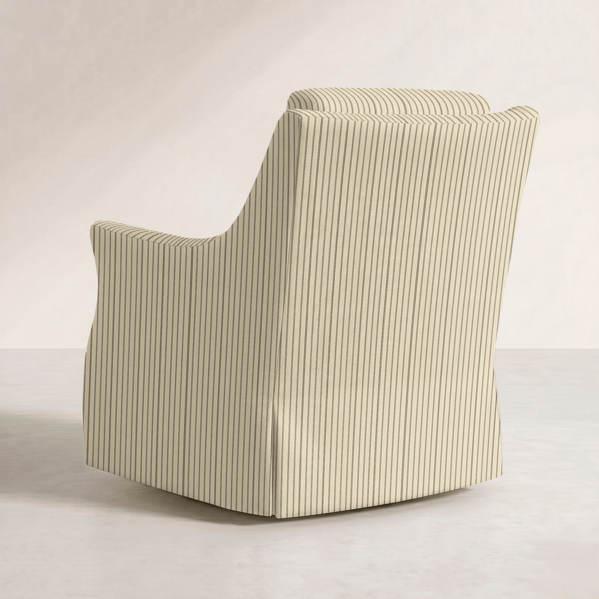 The Eleanor Chair in Jude Pinstripe - Lemon Park