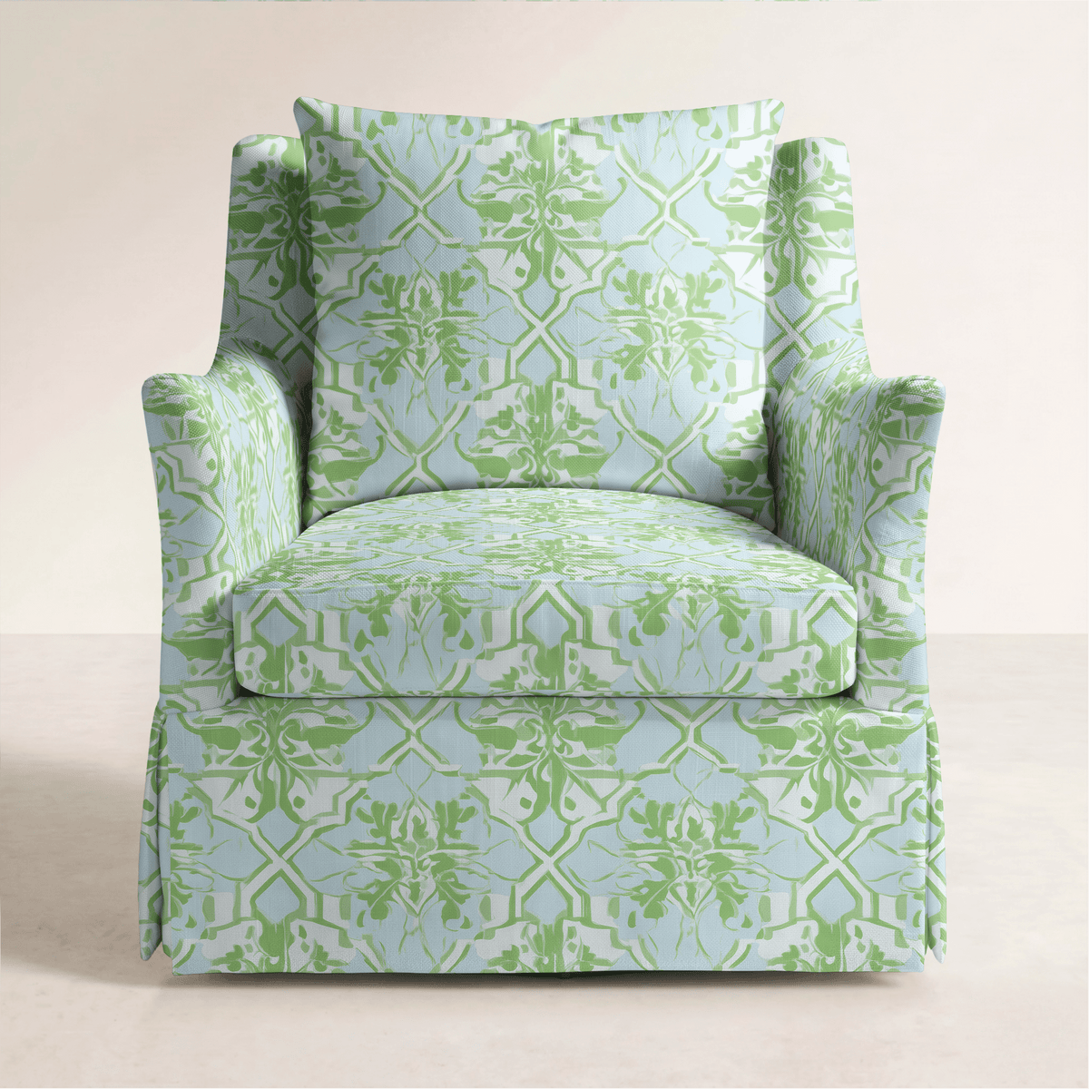 The Eleanor Chair in Key Lime - Lemon Park