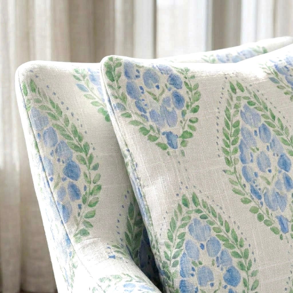 The Eleanor Chair in Leaf Me Be - Lemon Park