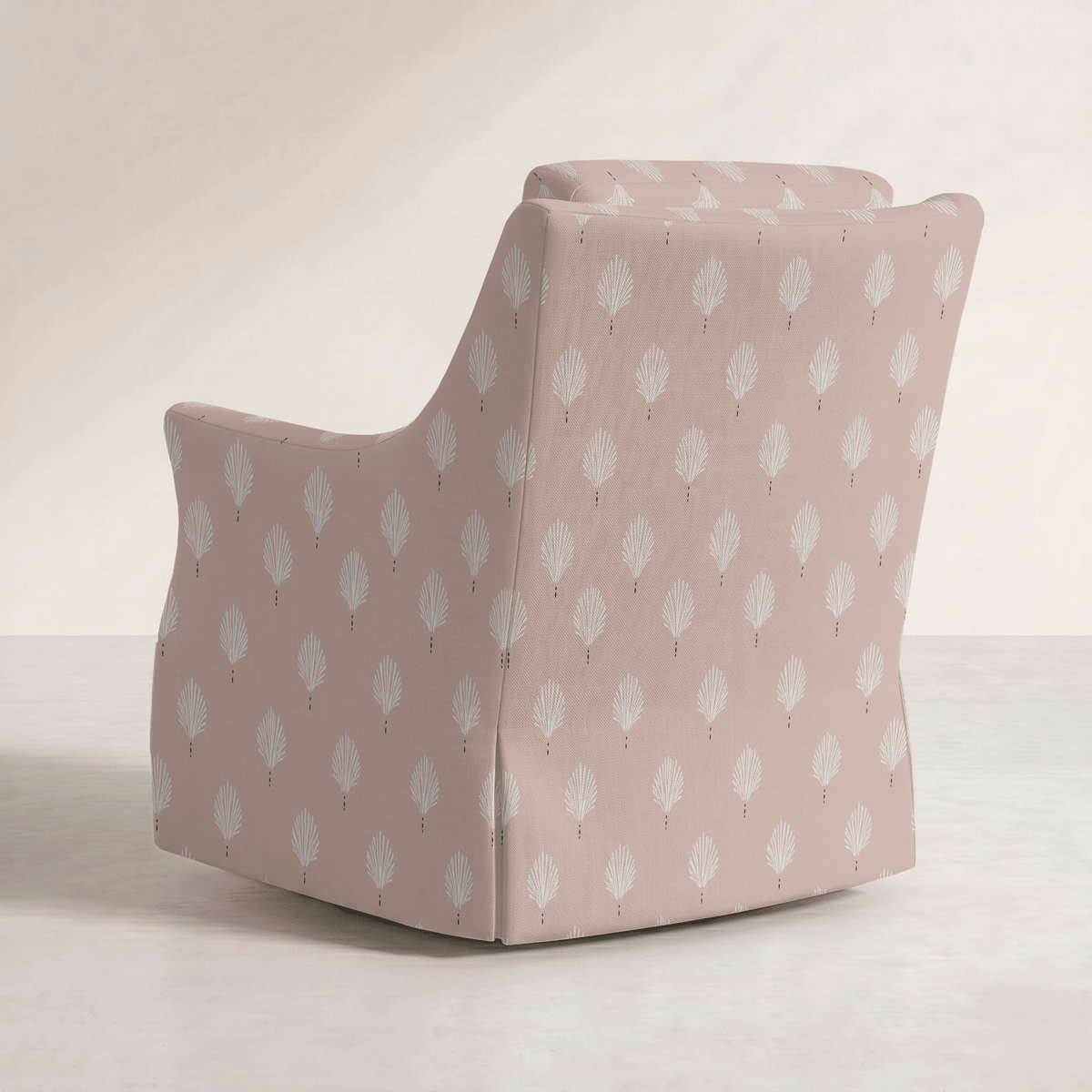 The Eleanor Chair in Loose Stems Petaline Block Print - Lemon Park