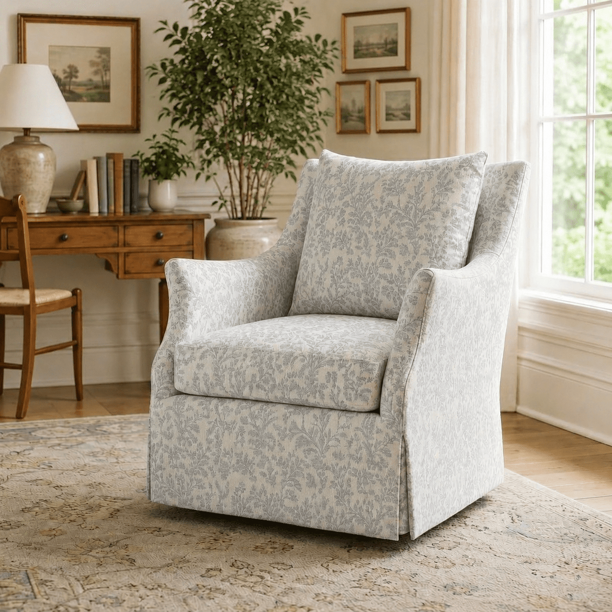 The Eleanor Chair in Ruby Nell - Lemon Park