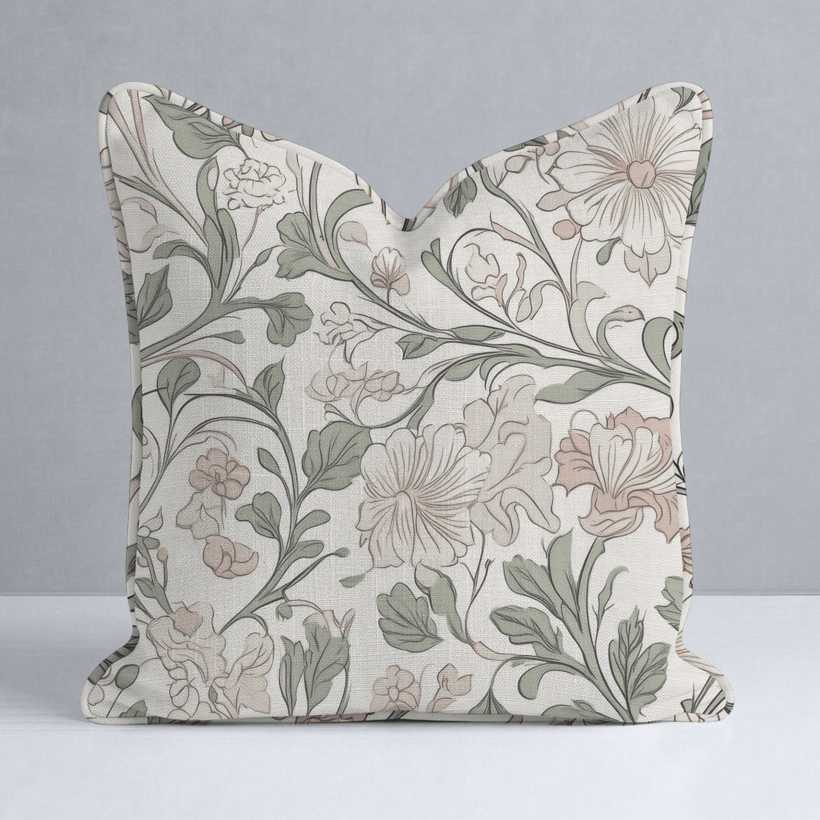 The Garden Gate Throw Pillow - Lemon Park