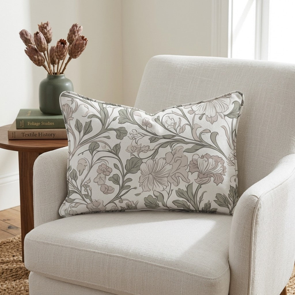The Garden Gate Throw Pillow - Lemon Park