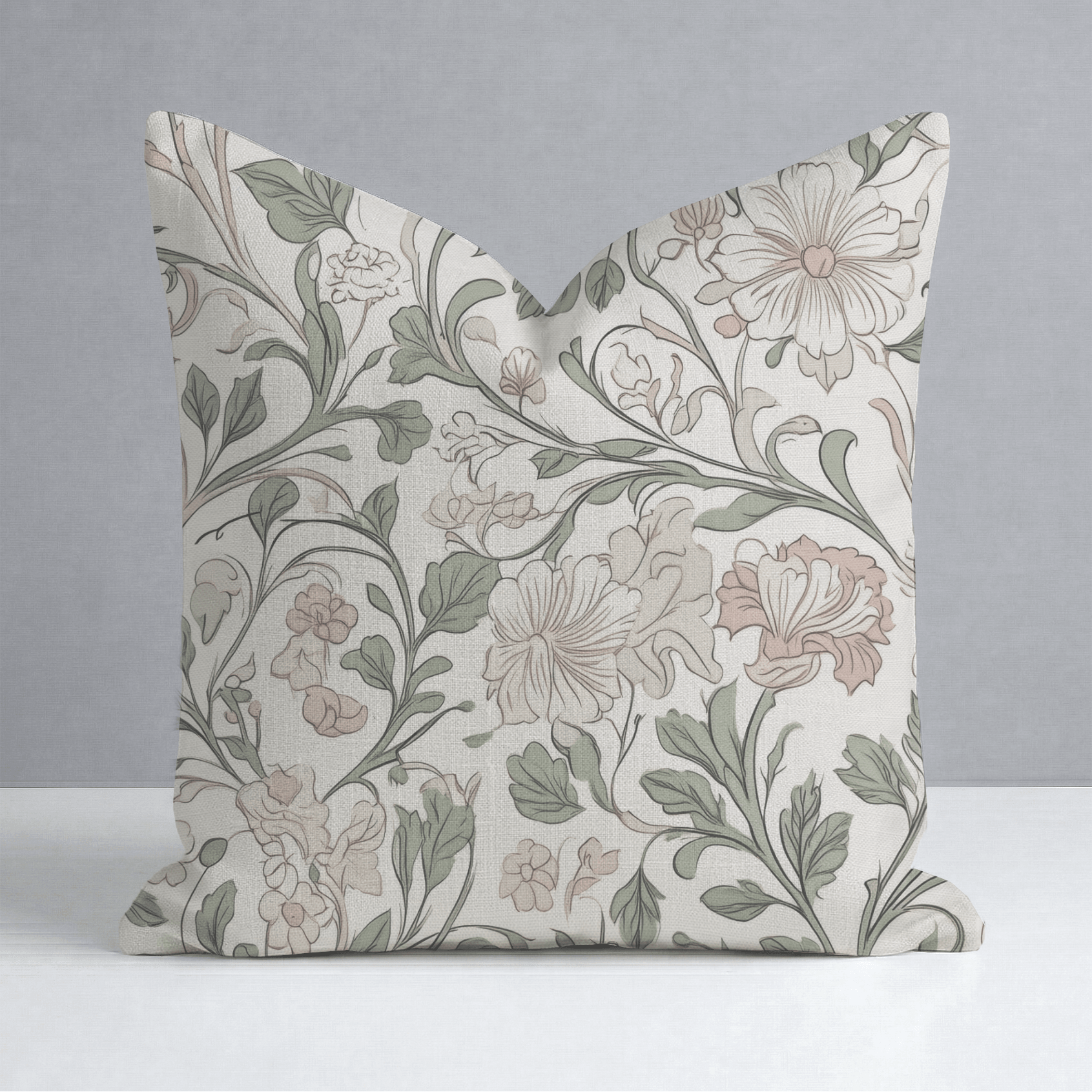 The Garden Gate Throw Pillow - Lemon Park