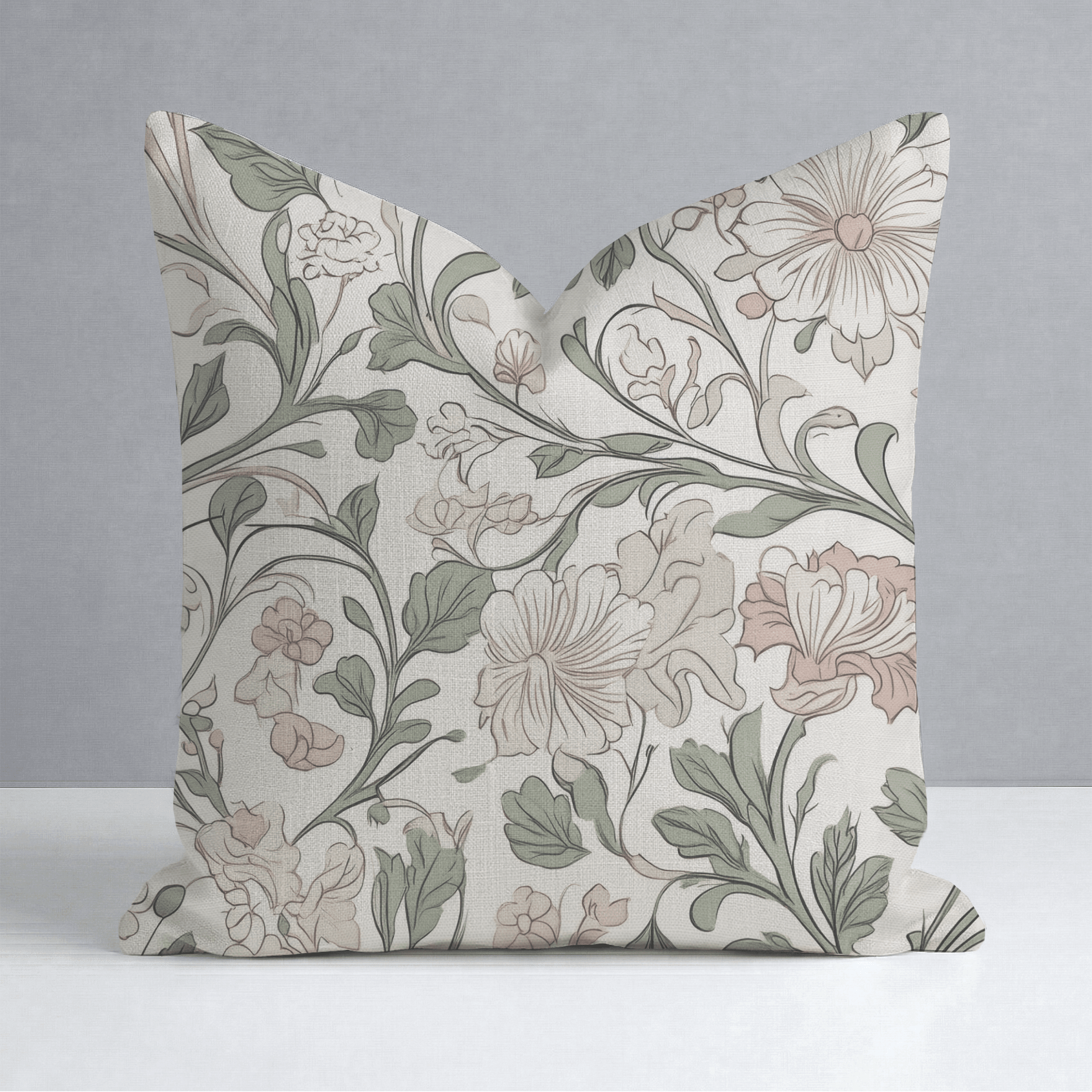 The Garden Gate Throw Pillow - Lemon Park
