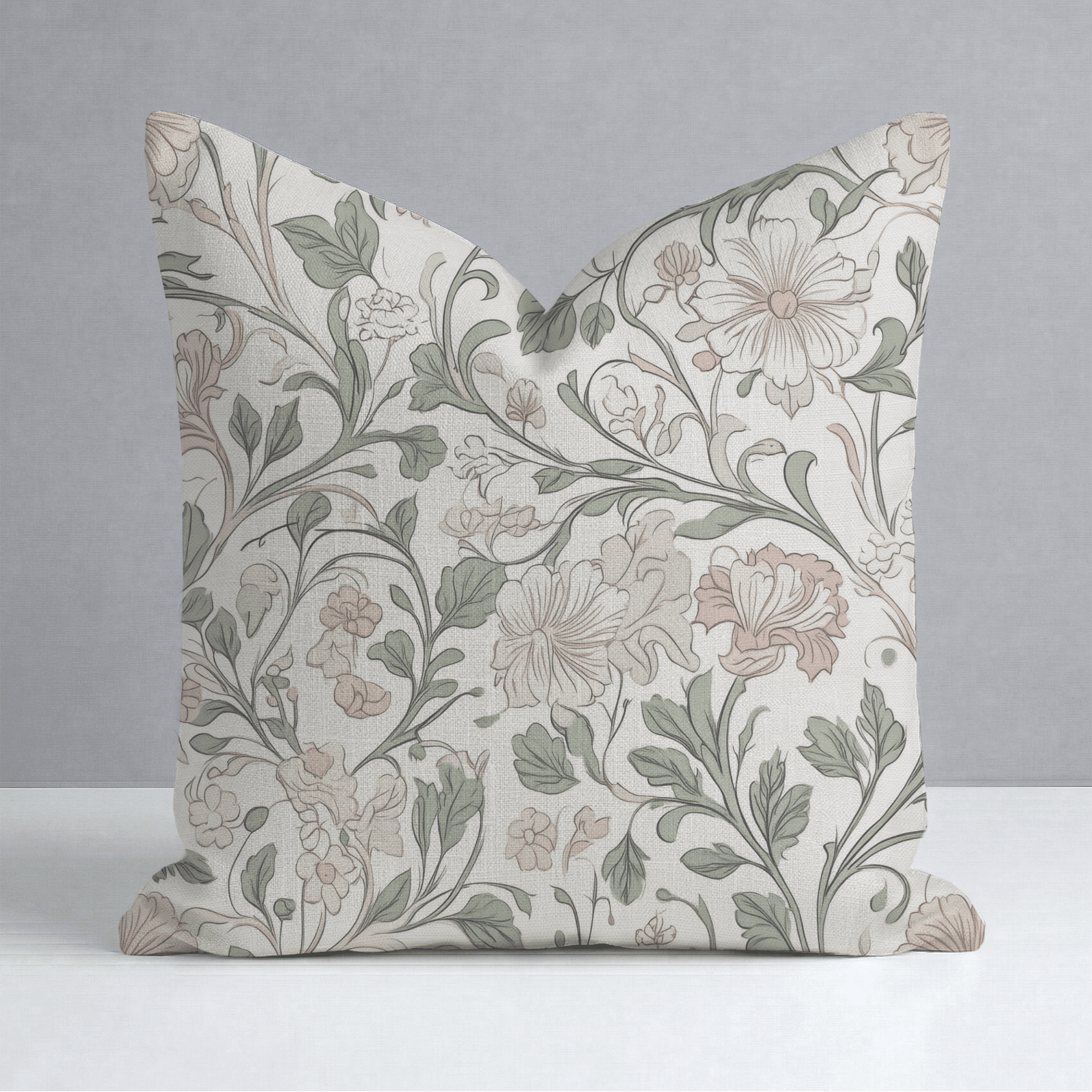 The Garden Gate Throw Pillow - Lemon Park