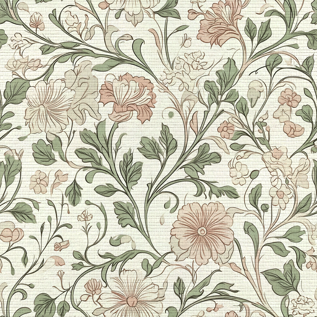 The Garden Gate Faux Grasscloth Wallpaper