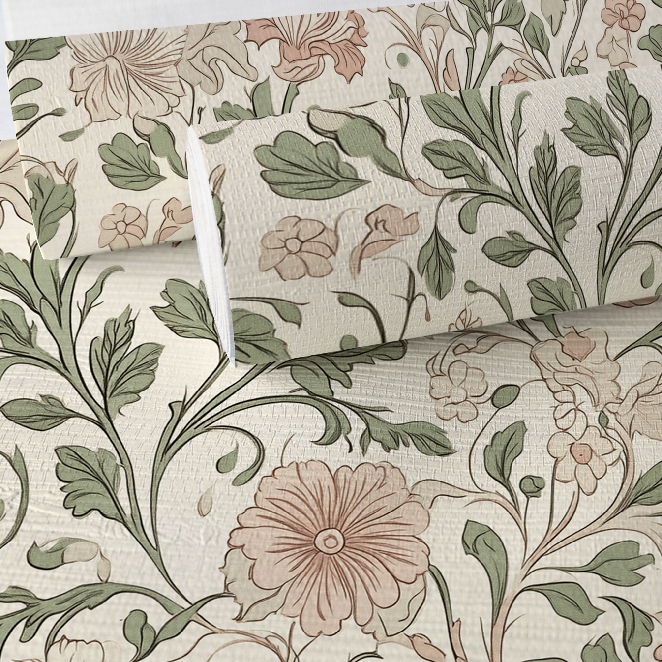 The Garden Gate Faux Grasscloth Wallpaper