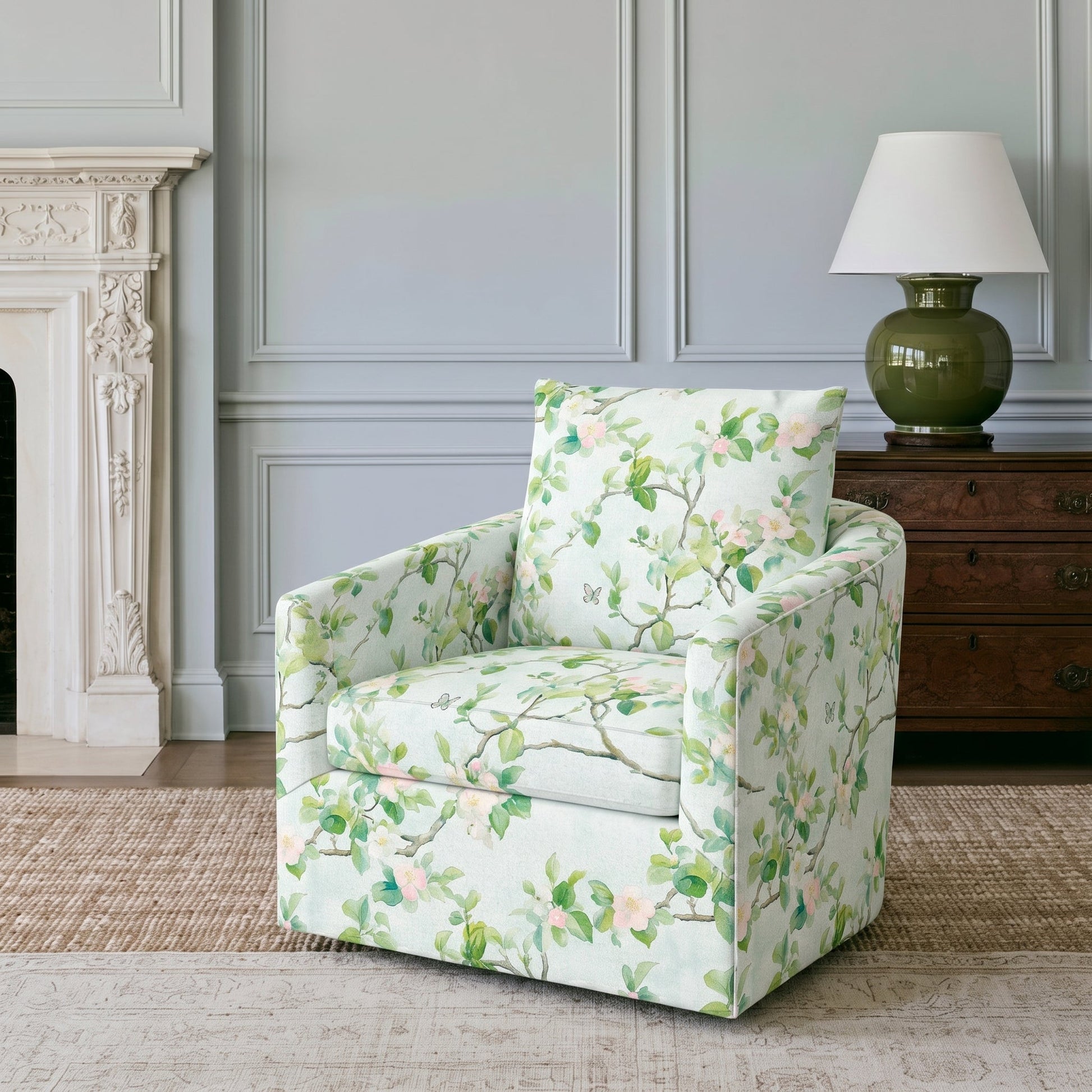 The Grace Chair in Ainsley - Lemon Park