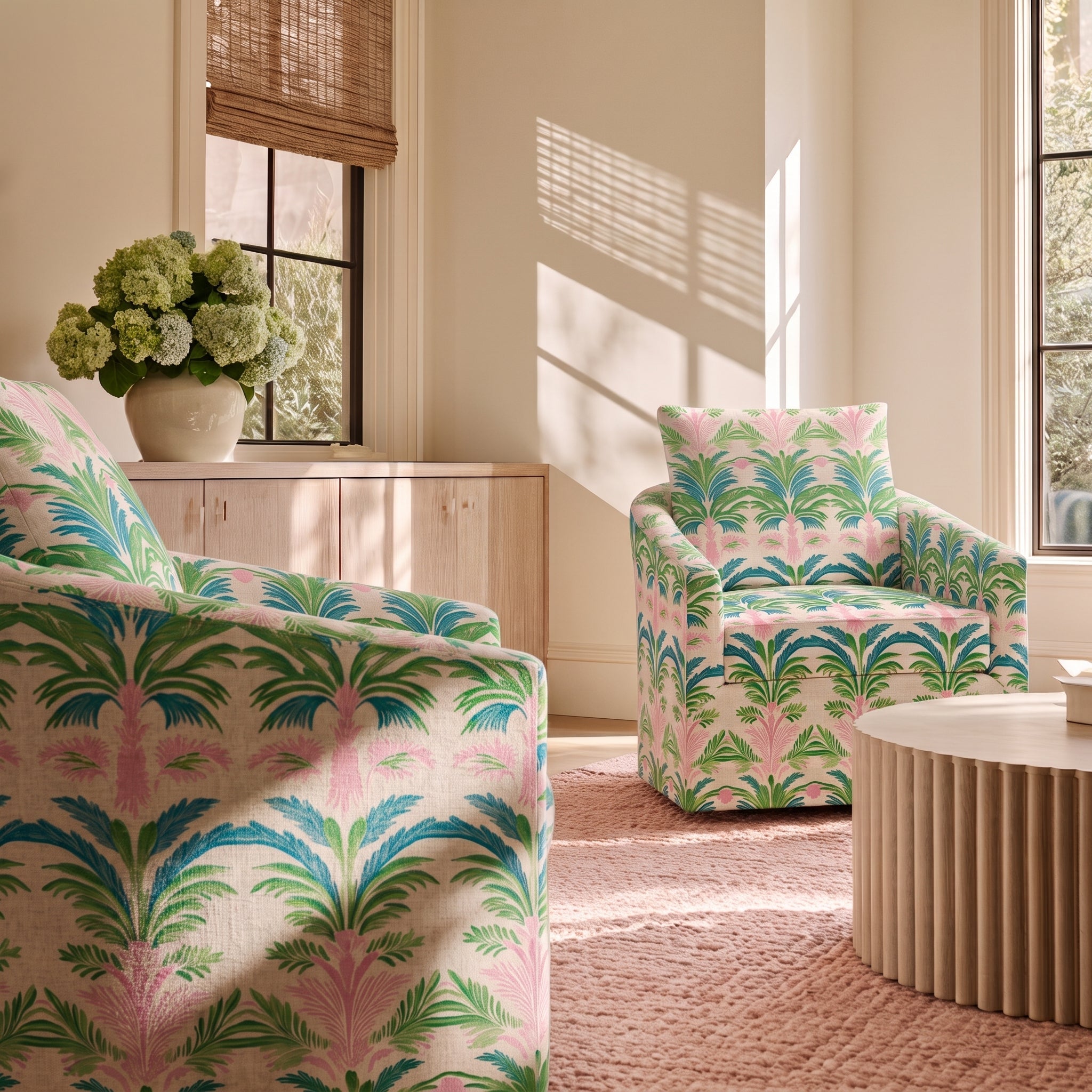 The Grace Chair in Bellagio Blush - Lemon Park