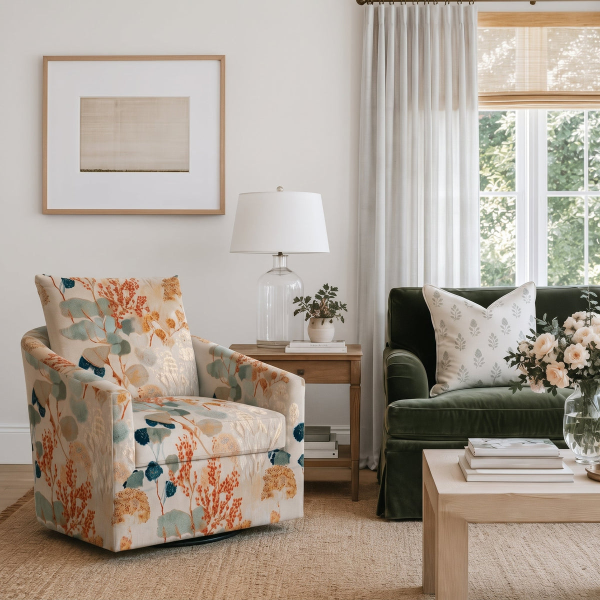 The Grace Chair in Hedgerow - Lemon Park