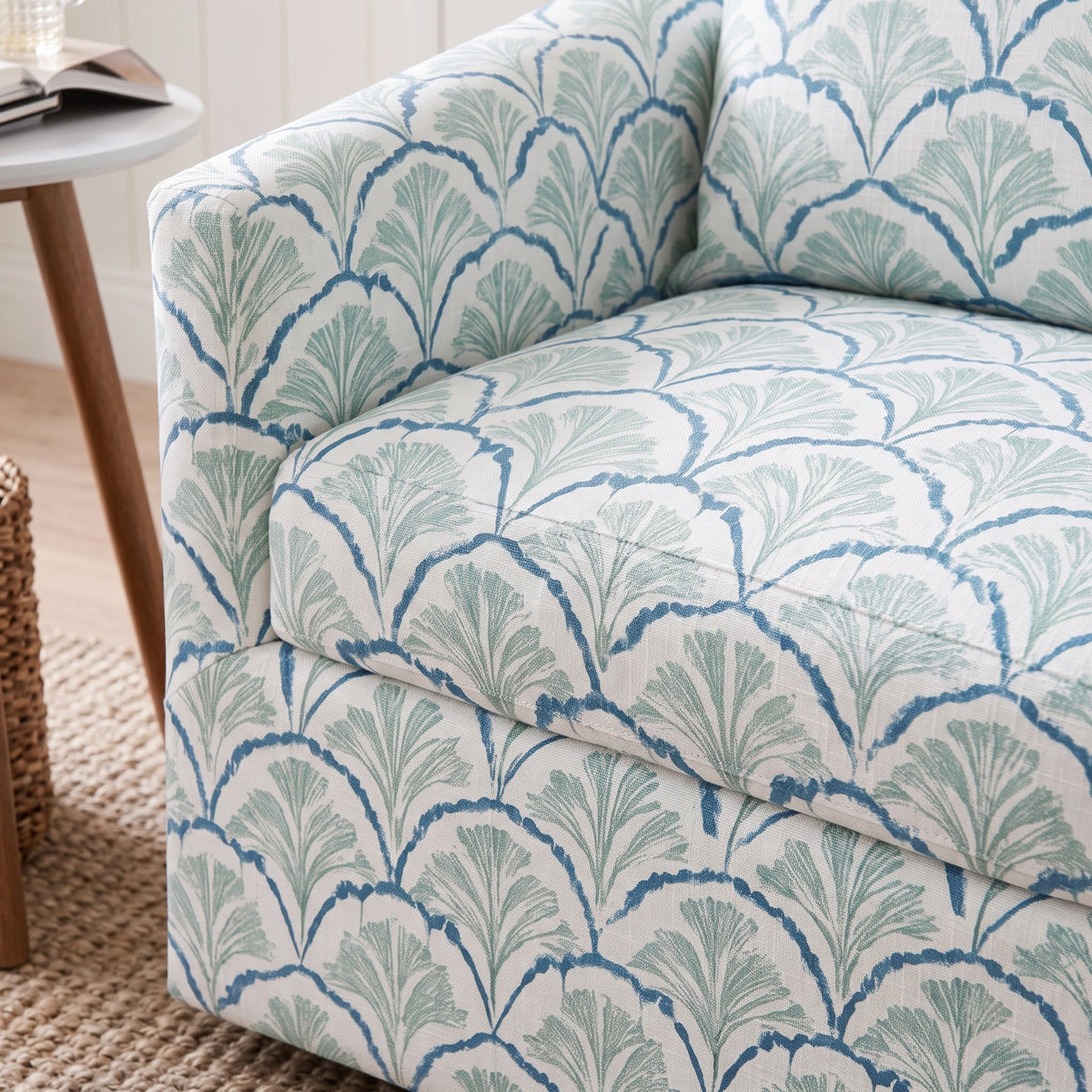The Grace Chair in Hint Of Lime Sprouts - Lemon Park