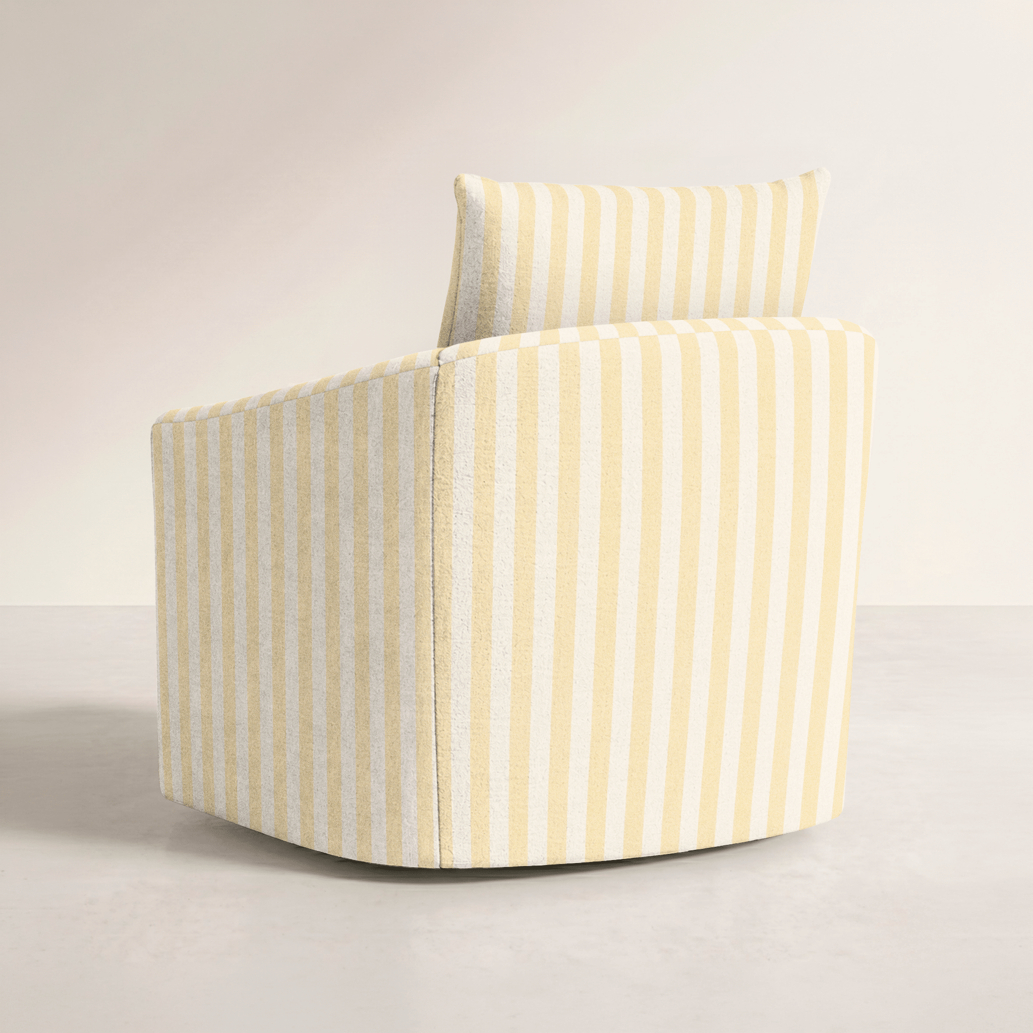 The Grace Chair in Juliet's Garden Easter Yellow Stripe - Lemon Park