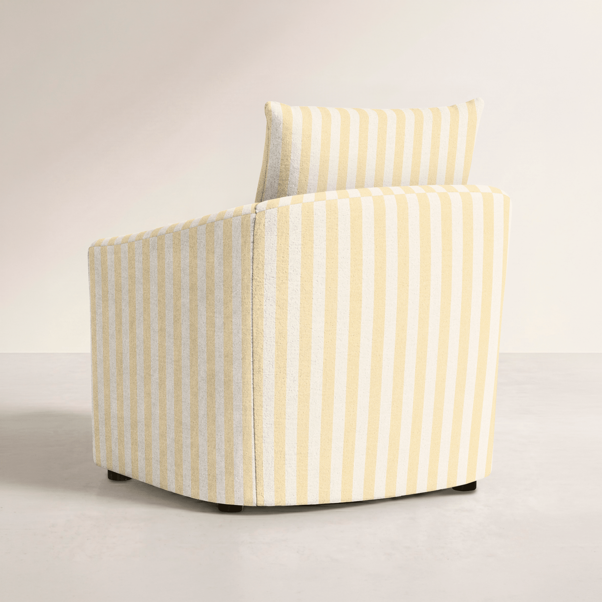 The Grace Chair in Juliet's Garden Easter Yellow Stripe - Lemon Park