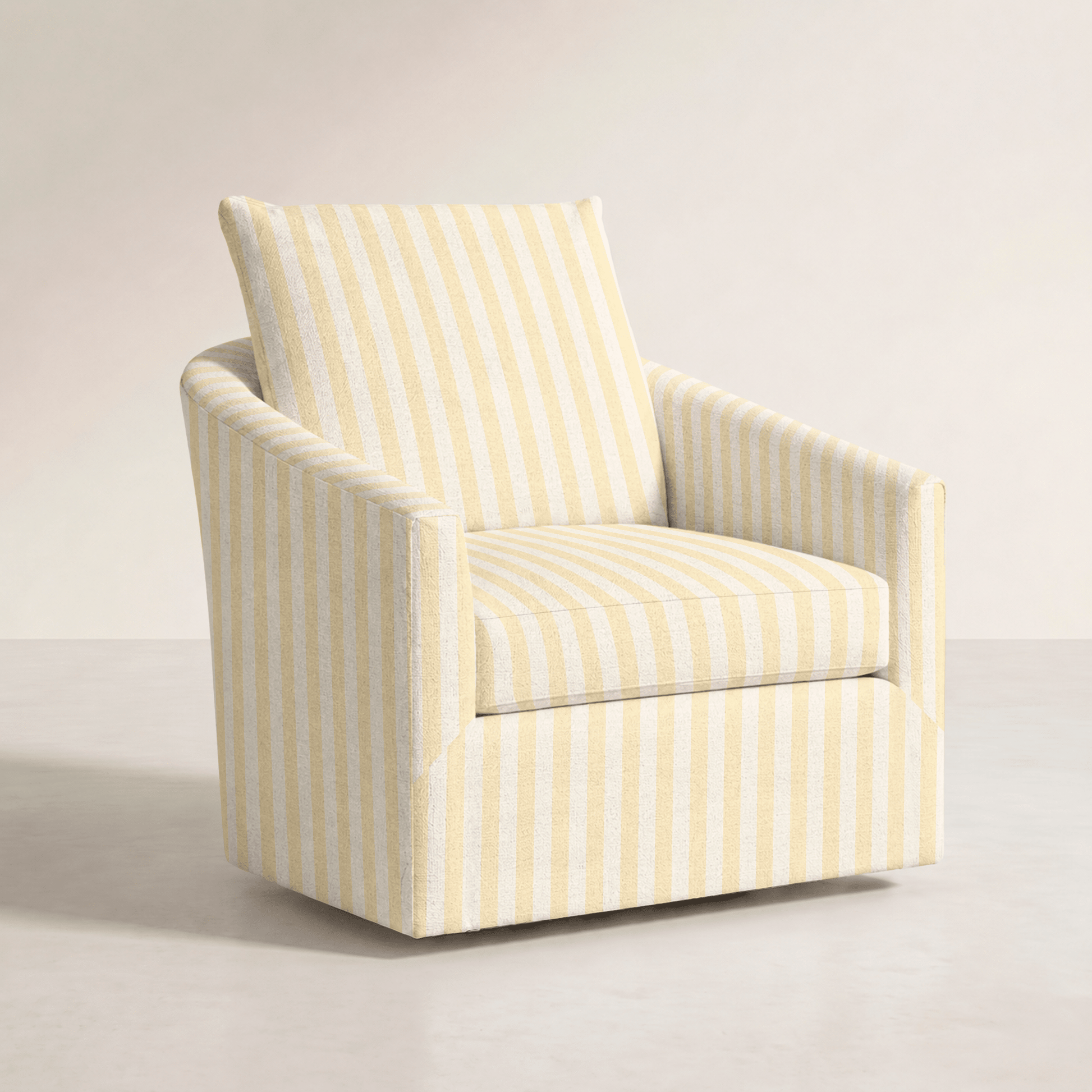 The Grace Chair in Juliet's Garden Easter Yellow Stripe - Lemon Park