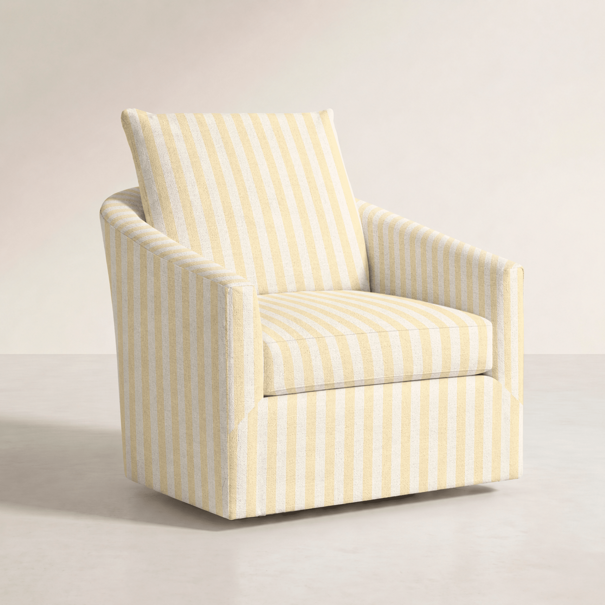 The Grace Chair in Juliet's Garden Easter Yellow Stripe - Lemon Park