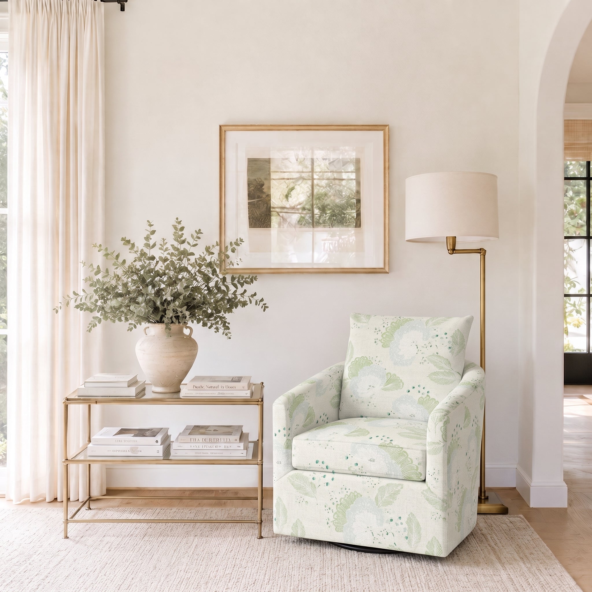The Grace Chair in Mint to Be - Lemon Park