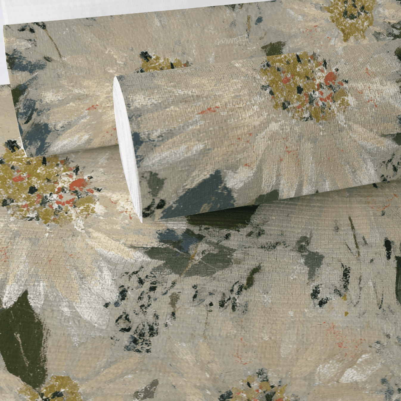 The Grey Meadow Faux Grasscloth Wallpaper - Lemon Park